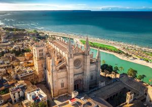 vista aerea catedral de palma